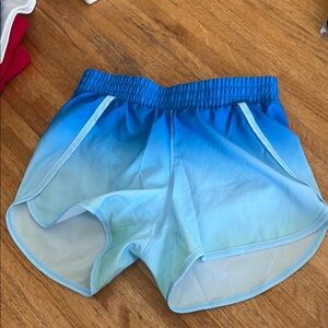All in Motion Blue Gradient Kids Shorts